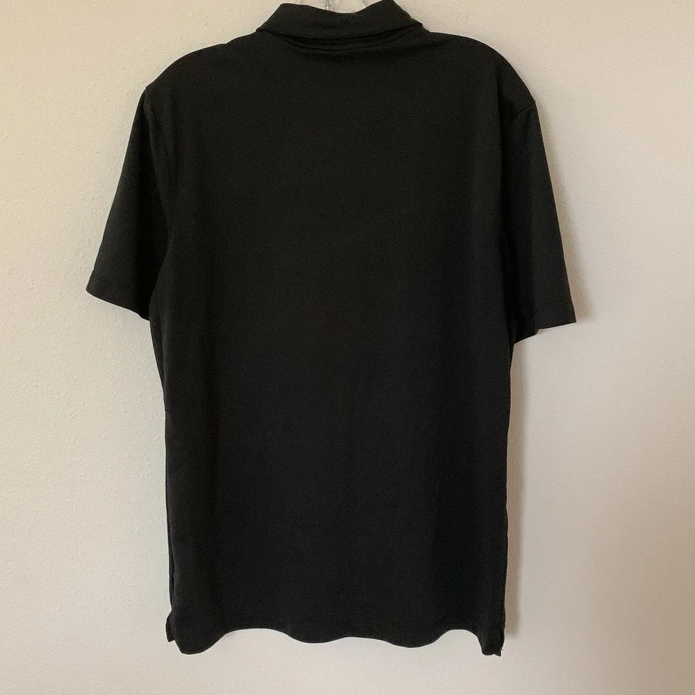 Nike Men's Jesuit Lacrosse Polo Shirt Pullover Short Sleeve Black Medium